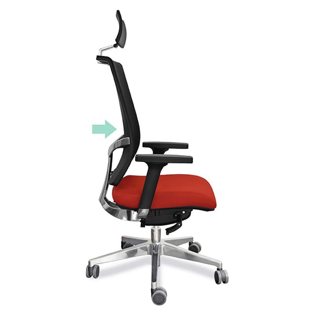 cadeiras para escritório vermelho