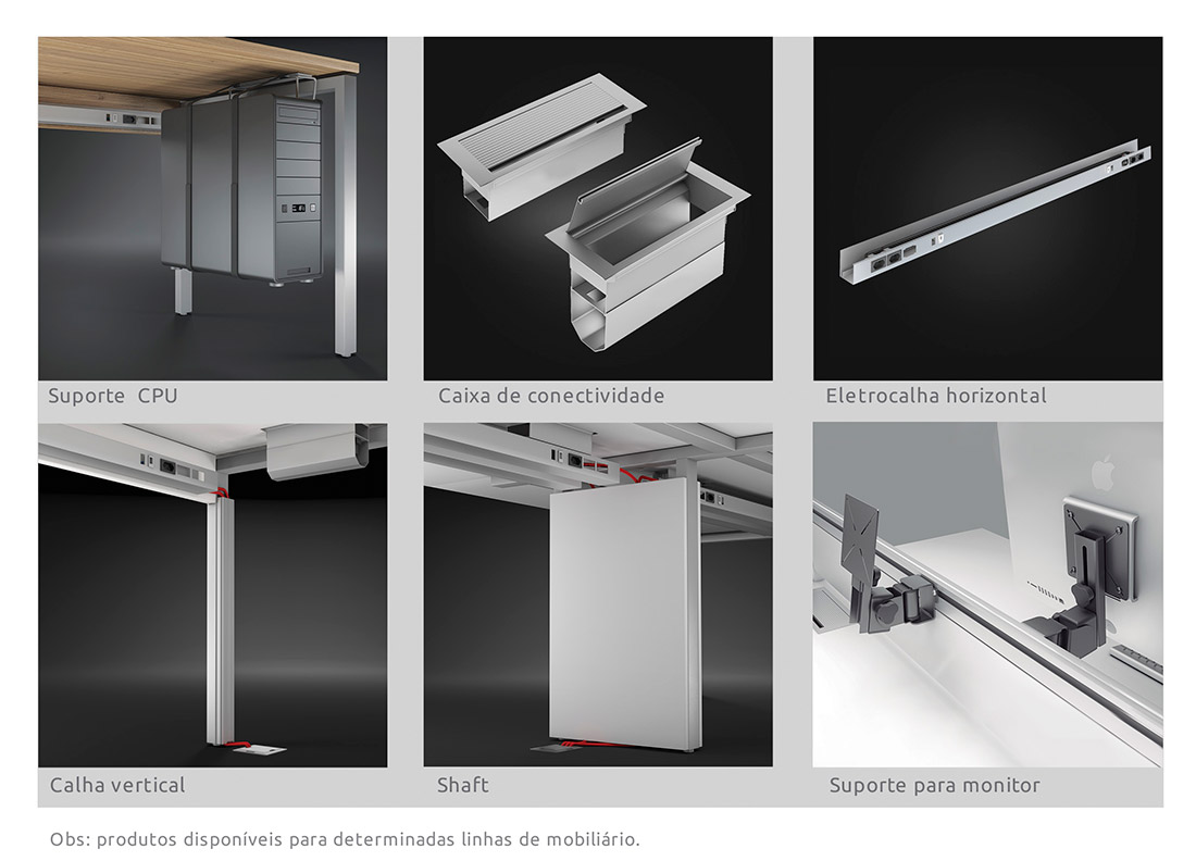 Calha para cabos vertical - Todos os fabricantes de arquitetura e design