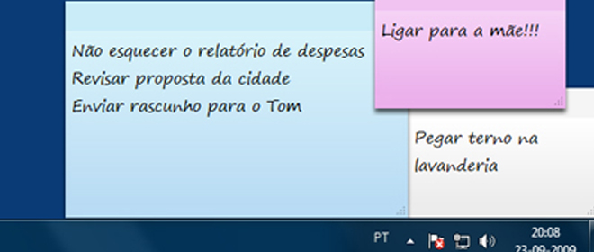 Notas autoadesivas Windows