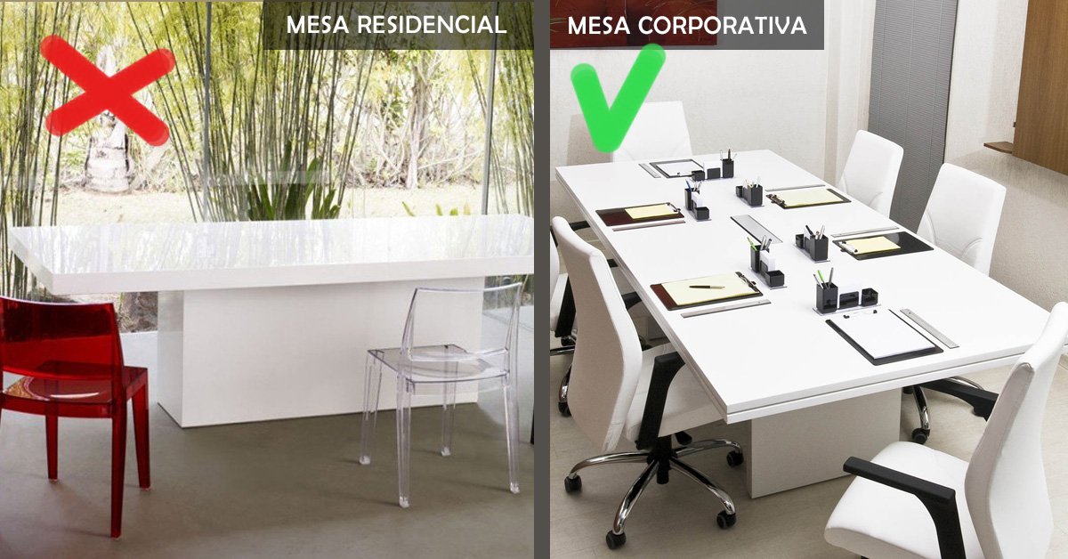 Materiais como laca não devem ser utilizados em mesas no escritório, o uso constante vai danificar a peça! A laca pode ser um material interessante para armários ou outros detalhes