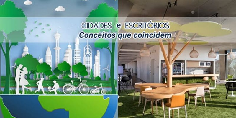 Escritórios projetados como se fossem cidades