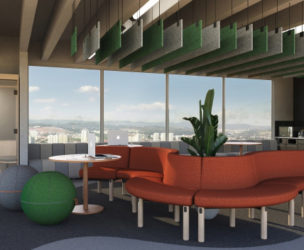 Quais tipos de móveis corporativos são mais indicados para escritórios flexíveis?