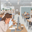 Ambientes que esgotam: como o mobiliário influencia o nível de estresse da equipe