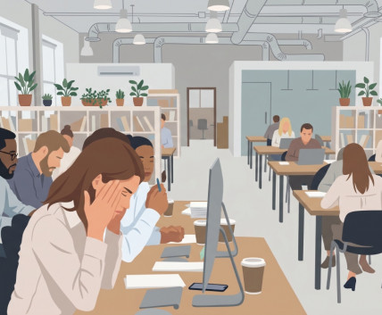 Ambientes que esgotam: como o mobiliário influencia o nível de estresse da equipe